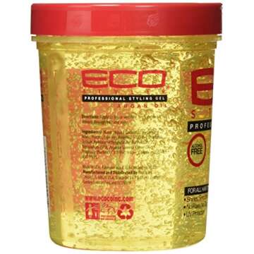 ECOCO Styling Gel With Argan Oil, 32 oz., Pack Of 2