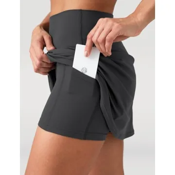 Colorfulkoala Women's Dreamlux Tennis Skort for Comfort