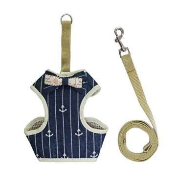 Rypet Small Dog Harness and Leash Set - Dog Harness No Pull Pet Harness with Soft Mesh Nylon Vest fo...
