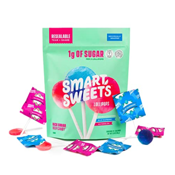 SmartSweets Lollipops Low Sugar Gluten-Free Candy