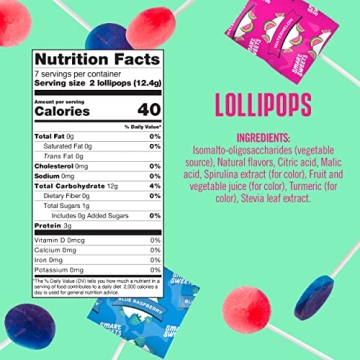 SmartSweets Lollipops Low Sugar Gluten-Free Candy