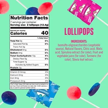 SmartSweets Lollipops Low Sugar Gluten-Free Candy