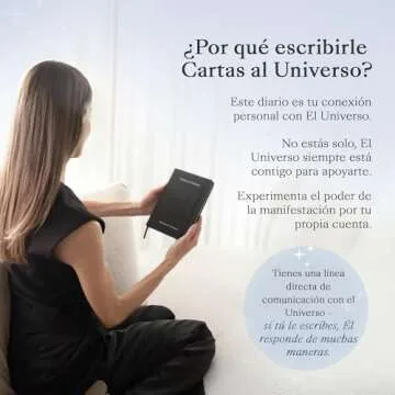Letters to the Universe™ 115 Page Daily Gratitude Journal for Women & Men, Ten Minutes A Day, Gratitude and Manifestation Journal, Simple Guided Journal for Wellness, Thoughtful Spiritual Gift - Spanish Version