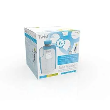 Kiinde Twist Pouch Breast Milk Storage Bags for Easy Feeding