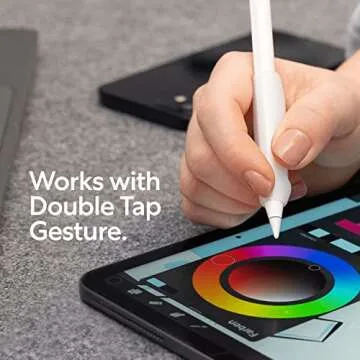 Paperlike's Pencil Grips for Apple Pencil 1st & 2nd Generation, USB-C & Pro - Set of 2 - Comfort & Precision (Transparent)