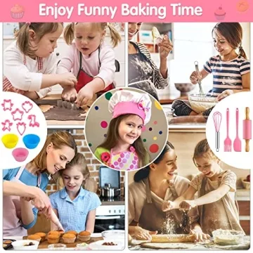INNOCHEER Kids Baking Set 54PCS for Junior Chefs