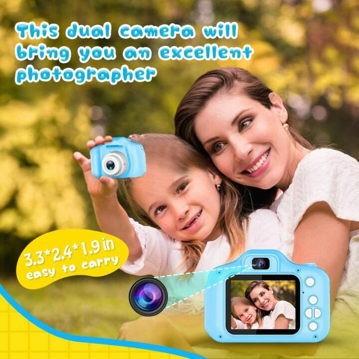 Seckton Kids Selfie Camera for Age 3-9 with SD Card