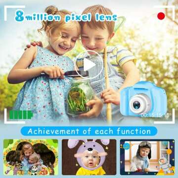 Seckton Kids Selfie Camera for Age 3-9 with SD Card