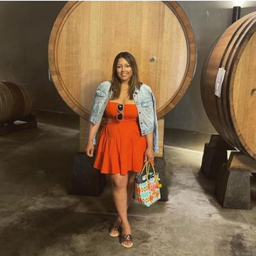 Shy Velvet Women's Summer Dress Square Neck Short Sleeves Crossover Waist Casual Party Mini Dress Orange