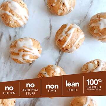 Nuts ‘N More Cookie Dough Peanut Powder - Peanut Protein, Low Carb, Low Sugar, Gluten Free, Non-GMO, All-Natural Keto Snack (9oz Jar)