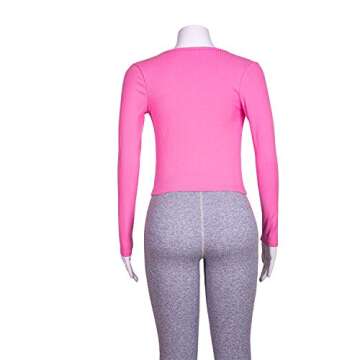 Women Crop Tops Sexy - Stylish Tie Front Long Sleeve Top