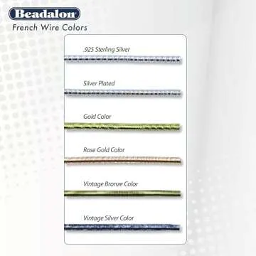 Beadalon French Wire - Polished Jewelry Design Essential