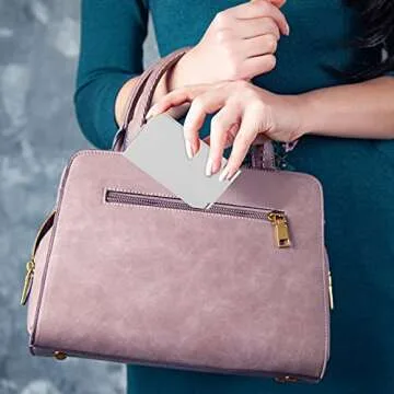 Blulu Mini Portable Folding Mirrors Set for Travel Makeup