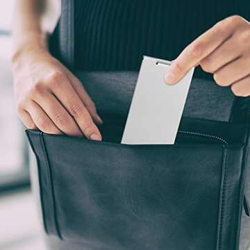 Blulu Mini Portable Folding Mirrors Set for Travel Makeup