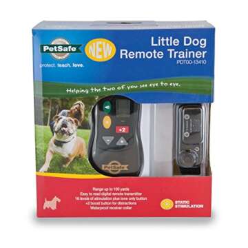 PetSafe Little Dog Remote Training Collar for Small and Medium Dogs from 8-40 lb. with Tone and Stat...
