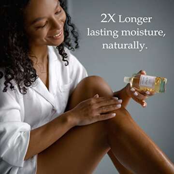 Olivia Care Body Oil Apricot Fig Vegan & Natural Moisturizing - Infused with VITAMIN E, K & Omega Fatty Acids - Refreshing Fragrance - Reduce Dry Skin, Anti-Aging Properties (Apricot Fig)