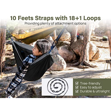 Kootek Camping Hammock - Lightweight Portable Relaxation