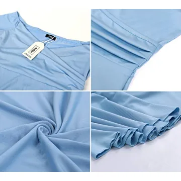 Molliya Maternity Off Shoulder Maxi Dress in Light Blue