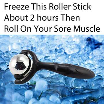 Vinyl Quote Me Roller Massage Ball for Muscle Relief