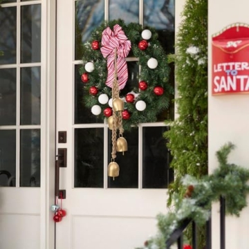 Vintage Christmas Bells Décor with Jute Rope