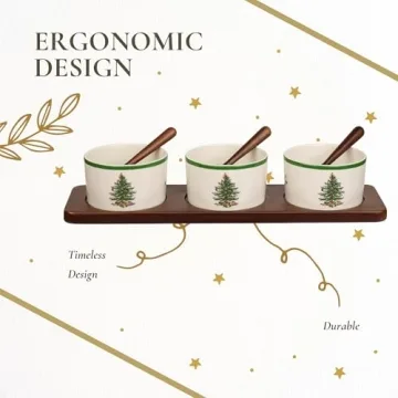 Spode Christmas Tree 7-Piece Serving Bowl Set for Holiday
