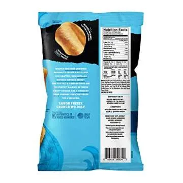 Wilde Sea Salt and Vinegar Protein Chips - Crispy, High Protein, Keto Friendly, 8-Pack