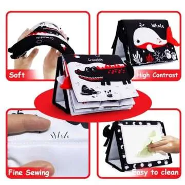 Oarifun Tummy Time Mirror for Sensory Development