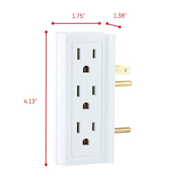 GE 6-Outlet Extender for Home Office Power Needs