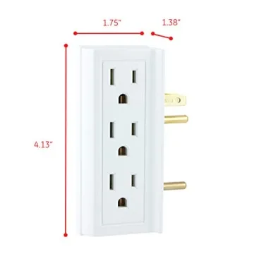 GE 6-Outlet Extender for Home Office Power Needs