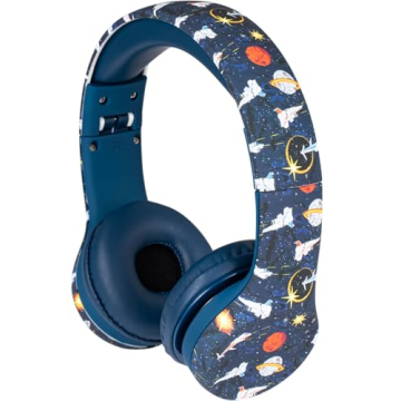 Snug Play+ Kids Headphones: Safe, Shareable & Space-Themed for Toddlers