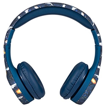 Safe Space-Themed Kids Headphones with Volume Limiting