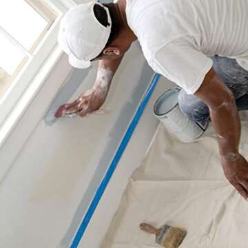 Trimaco SuperTuff 10 oz thick Heavyweight Canvas Drop Cloth, 12-feet x 15-feet, Tan