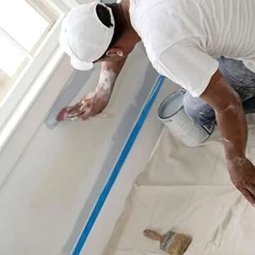 Trimaco SuperTuff 10 oz thick Heavyweight Canvas Drop Cloth, 12-feet x 15-feet, Tan