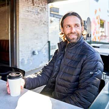 Alpine Swiss Niko Men's Stylish Packable Jacket BLK MED