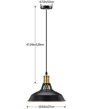 Pynsseu Industrial Pendant Light Set for Stylish Homes
