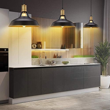 Pynsseu Industrial Pendant Light Set for Stylish Homes