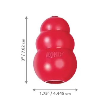 Kong Classic Dog Toy for Small Dogs - Durable & Fun