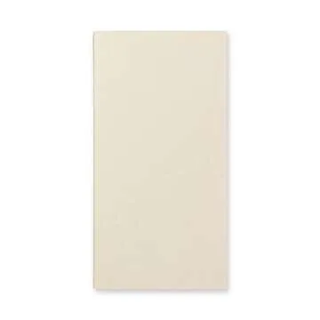 Traveler's Company Traveler's Notebook Refill 013, Lightweight Blank Paper, 128 Pages