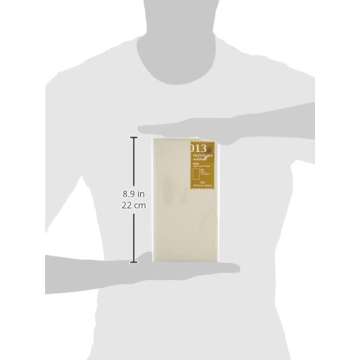 Traveler's Company Traveler's Notebook Refill 013, Lightweight Blank Paper, 128 Pages