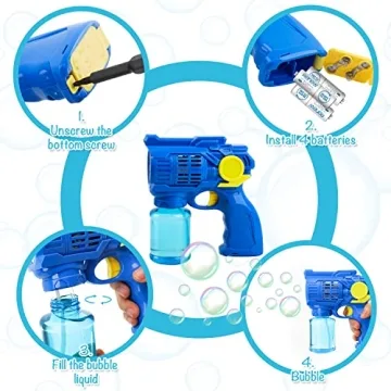 TOY Life Bubble Blaster Gun Kit for Kids - Ultimate Fun