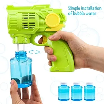 TOY Life Bubble Blaster Gun Kit for Kids - Ultimate Fun