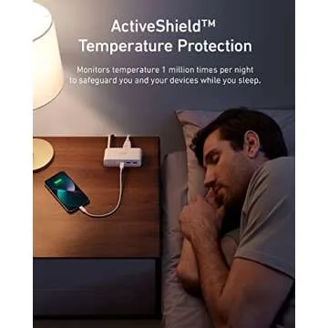 Anker 521 Power Strip - Charging Station with 3 Outlets, 30W USB C Charger for iPhone 14/13, 5 ft Extension Cord, Power Delivery for High-Speed Charging, for Home, Office, Dorm Room, Travel