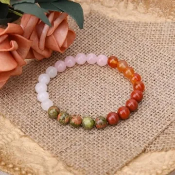 BONNY BOXX Mixed Natural Crystal Bracelet for Fertility
