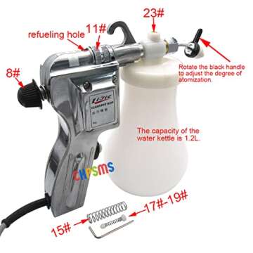 CKPSMS Textile Spot Cleaning Gun for Screen Printers & Cleaning 110 Volt #KP-170A 1SET
