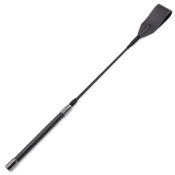 18" Genuine Leather Riding Crop for Equestrian Excellence