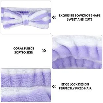 Teqifu Spa Headband Set for Women | Stylish Comfort