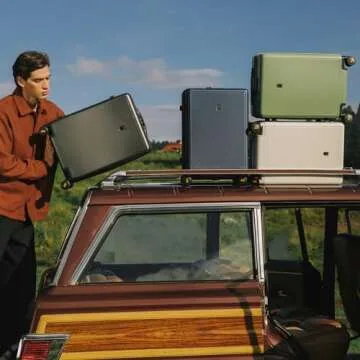 LEVEL8 Hard Shell Carry on Luggage Airline Approved, Carry on Suitcases with Wheels, Lightweight Lum...