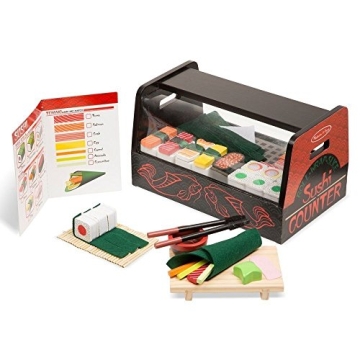 Melissa & Doug Sushi Counter Toy for Ages 3 and Up