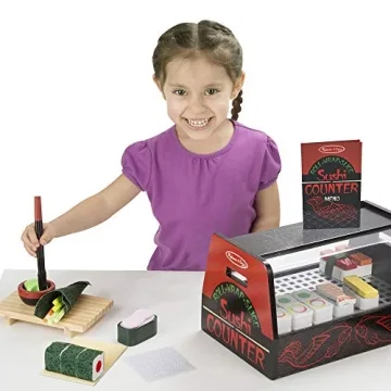 Melissa & Doug Sushi Counter Toy for Ages 3 and Up