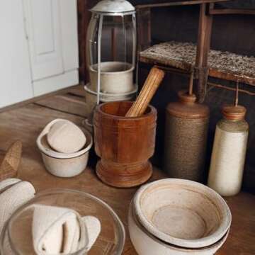 IMUSA Wood Mortar & Pestle, Jumbo